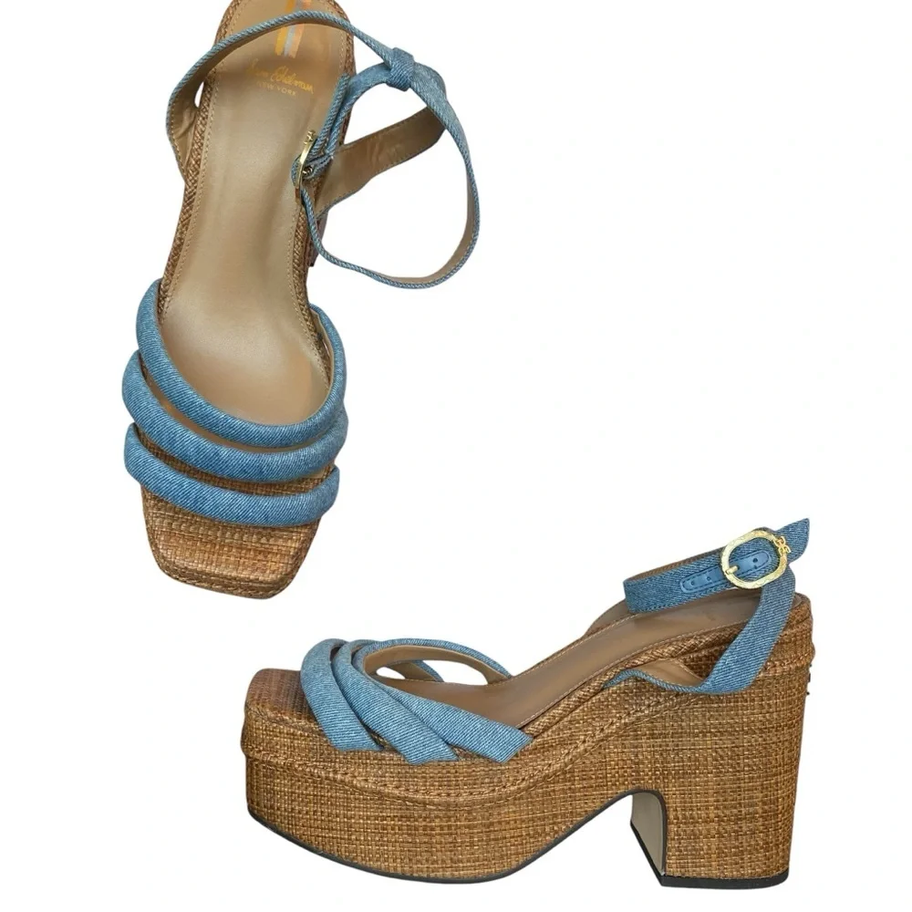 S18 Sam Edelman Women's Tibby Platform Wedge Sandal
